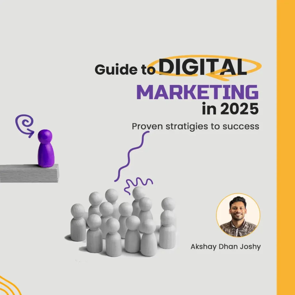 blog about guide to digital marketing in 2025 by the best digital marketer in calicut who is akshay dhan joshy