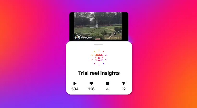 trial reels by instagram insights